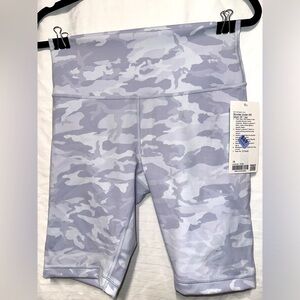 Lululemon Wunder Under Women's Sz 10 Gray Short Ribbed Incognito Camo Jac